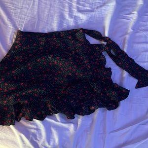 Shein heart wrap around skirt